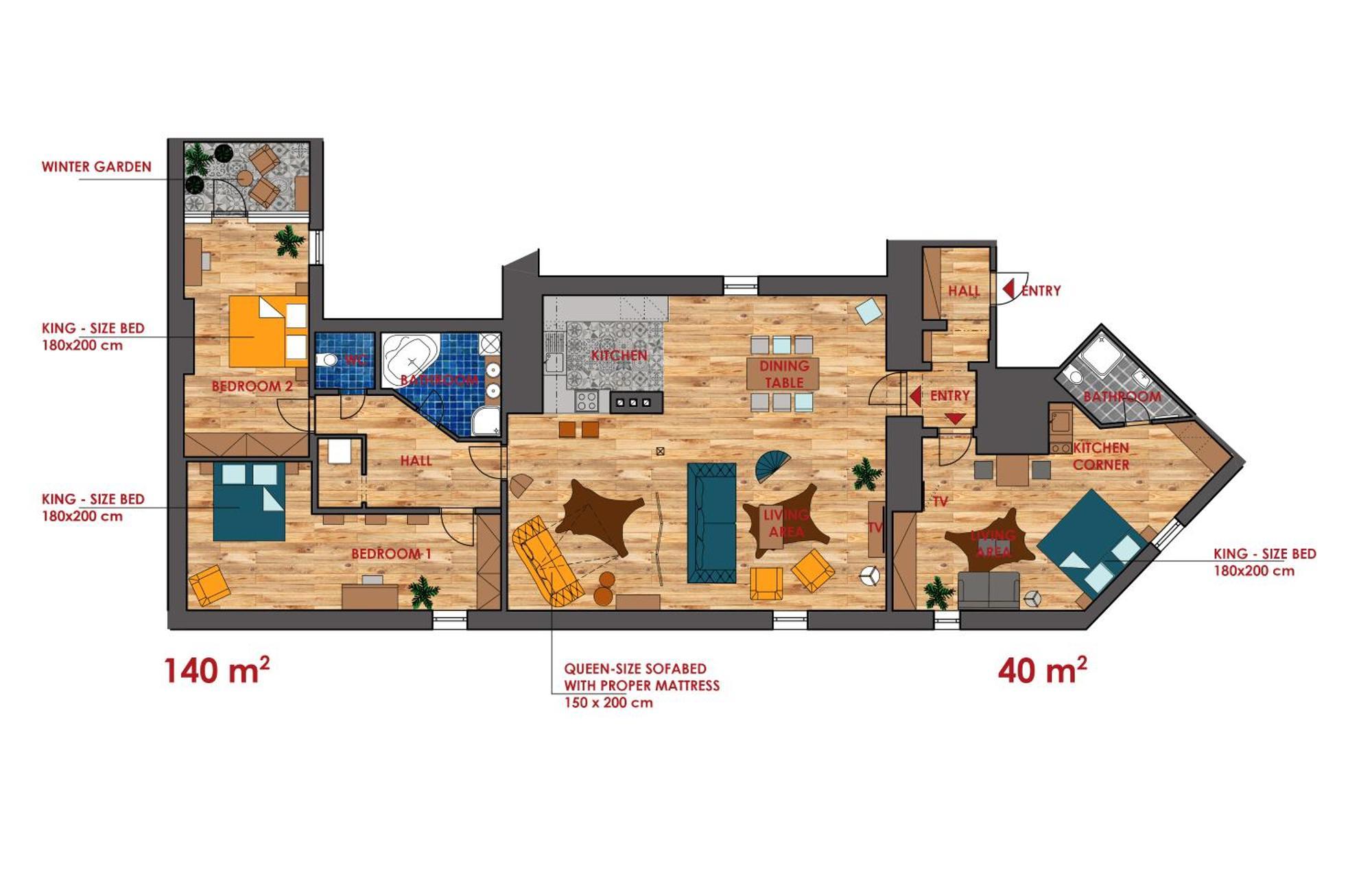 Bohemian Chic 2 Bedroom 2 Bathroom Loft With Hanging Chair Praga Exterior foto